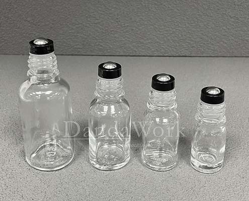 DB-T透明玻璃瓶.精油瓶+配件K(滾珠配件)+ (3)