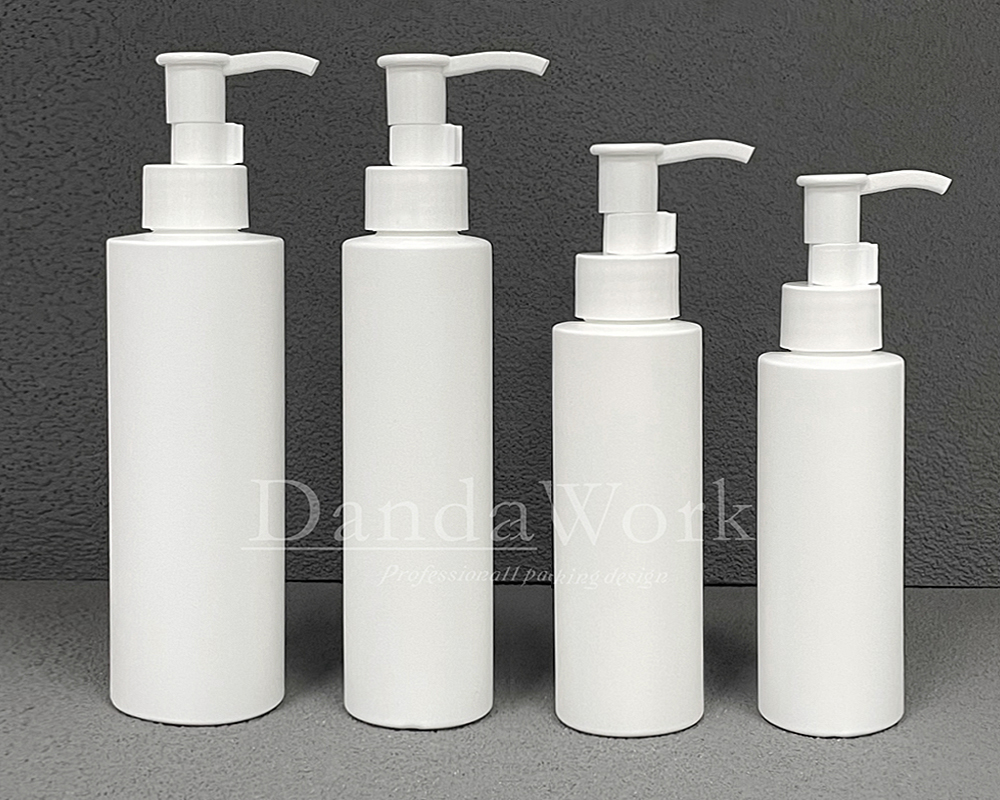 DE 白色霧面 塑膠瓶 DO-24潔顏油壓頭 白 (1)