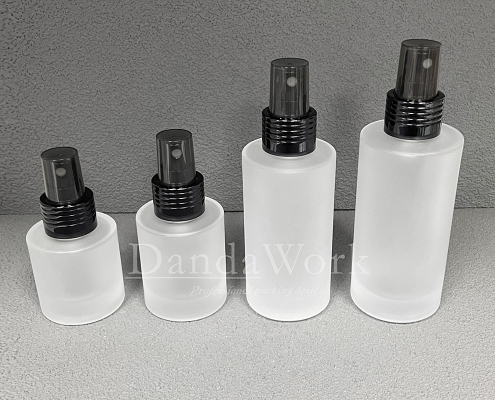 L直角霧面系列 玻璃瓶 (配件可更換)DI-24噴頭 (黑) (3)