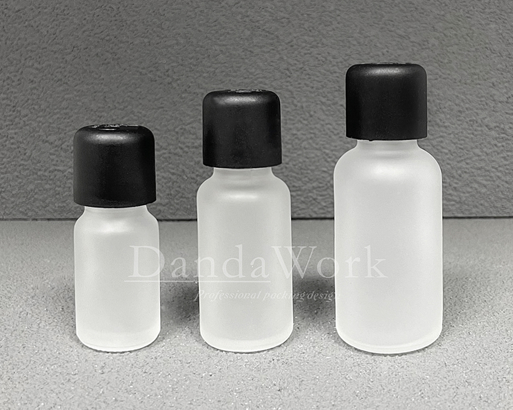 DB-T茶色玻璃瓶.精油瓶+配件L(黑色下壓式安全蓋) (4)