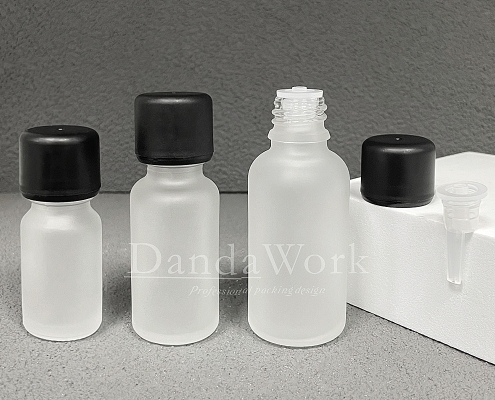 DB-T霧面磨砂玻璃瓶.精油瓶+配件H(黑色防盜鎖蓋)10.20.30ml (1)