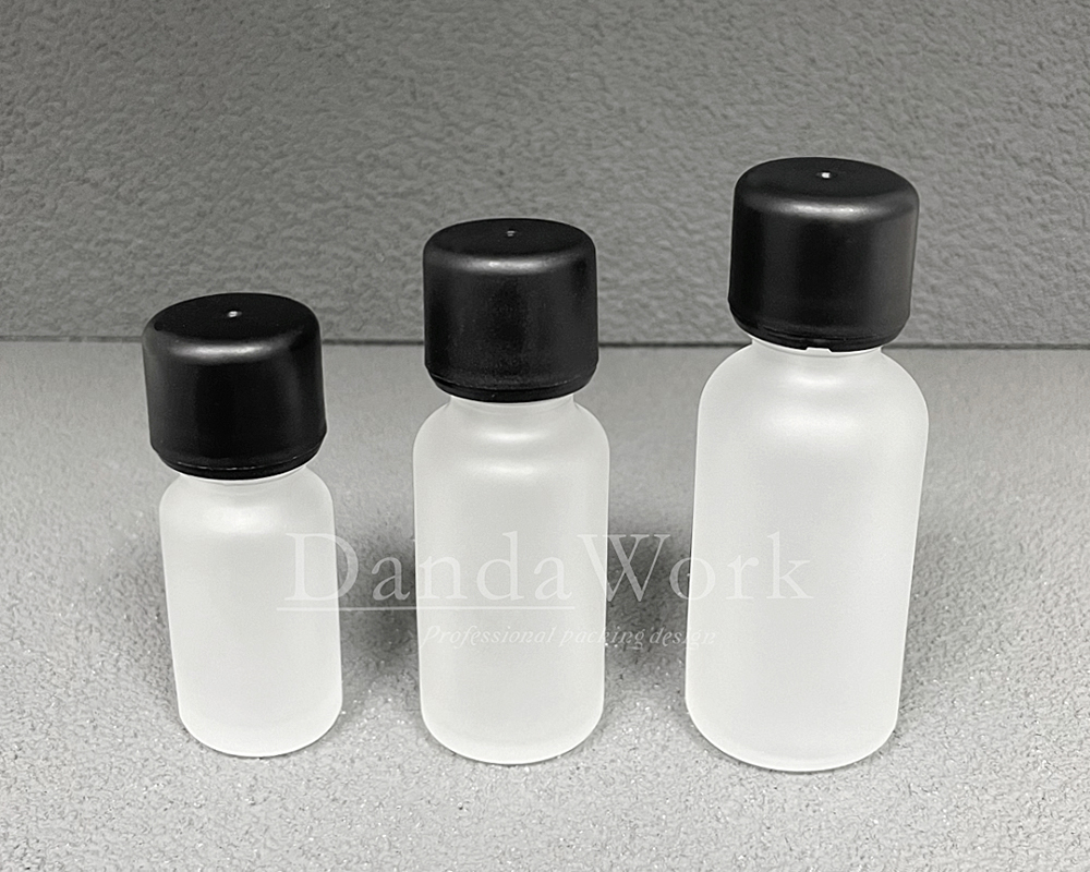 DB-T霧面磨砂玻璃瓶.精油瓶+配件H(黑色防盜鎖蓋)10.20.30ml (2)