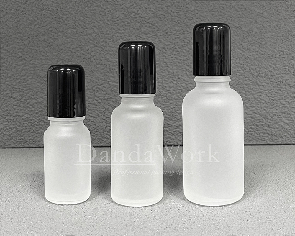 DB-T霧面磨砂玻璃瓶.精油瓶+配件K(滾珠配件)10.20.30ml (3)