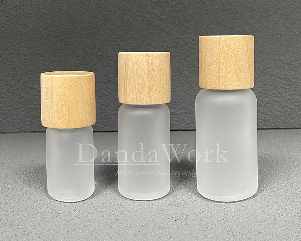 DB-T霧面磨砂玻璃瓶.精油瓶+配件M(實木蓋)10.20.30ml (2)