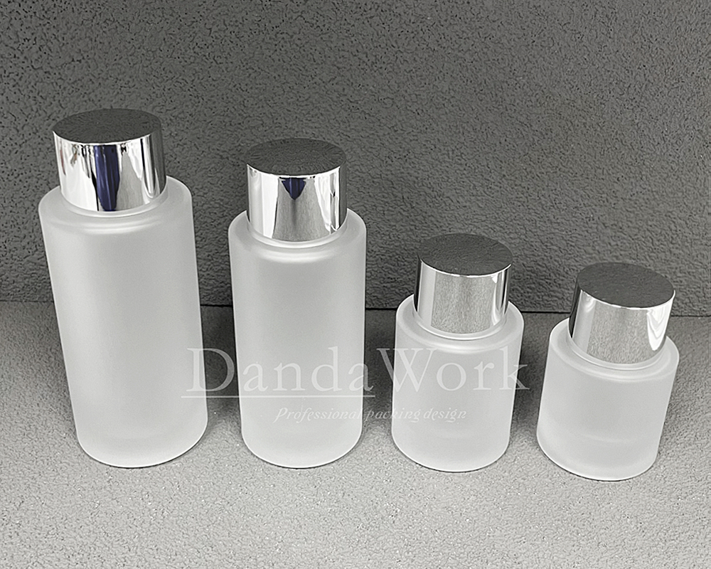 L直角霧面系列 玻璃瓶 (配件可更換) 30_50_100_200ml_DH-24電鍍亮銀上蓋 (2)