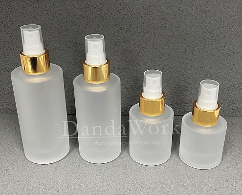 L直角霧面系列 玻璃瓶 (配件可更換) 30_50_100_200ml_DI-24噴頭 (金) (2)