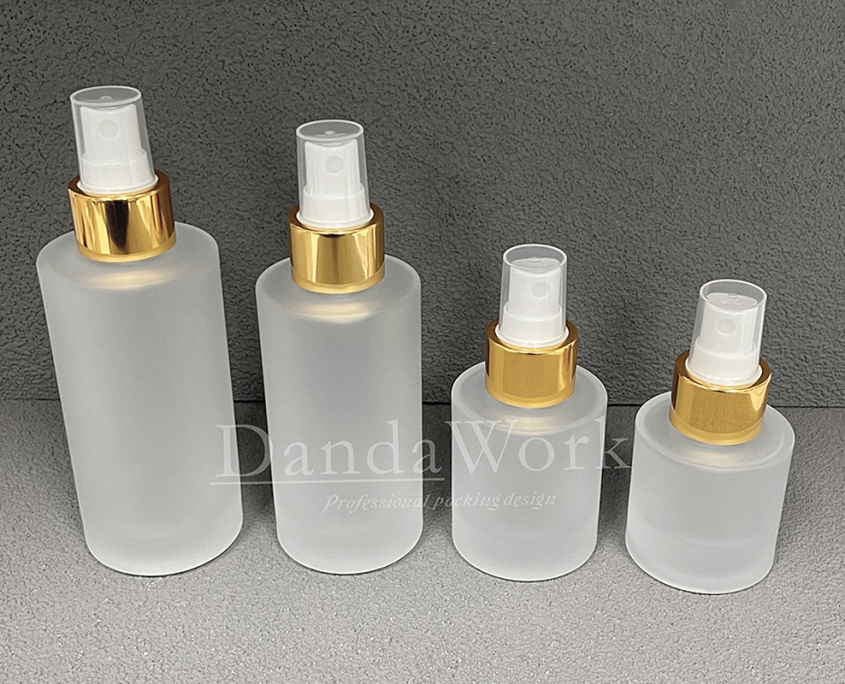 L直角霧面系列 玻璃瓶 (配件可更換) 30_50_100_200ml_DI-24噴頭 (金) (2)