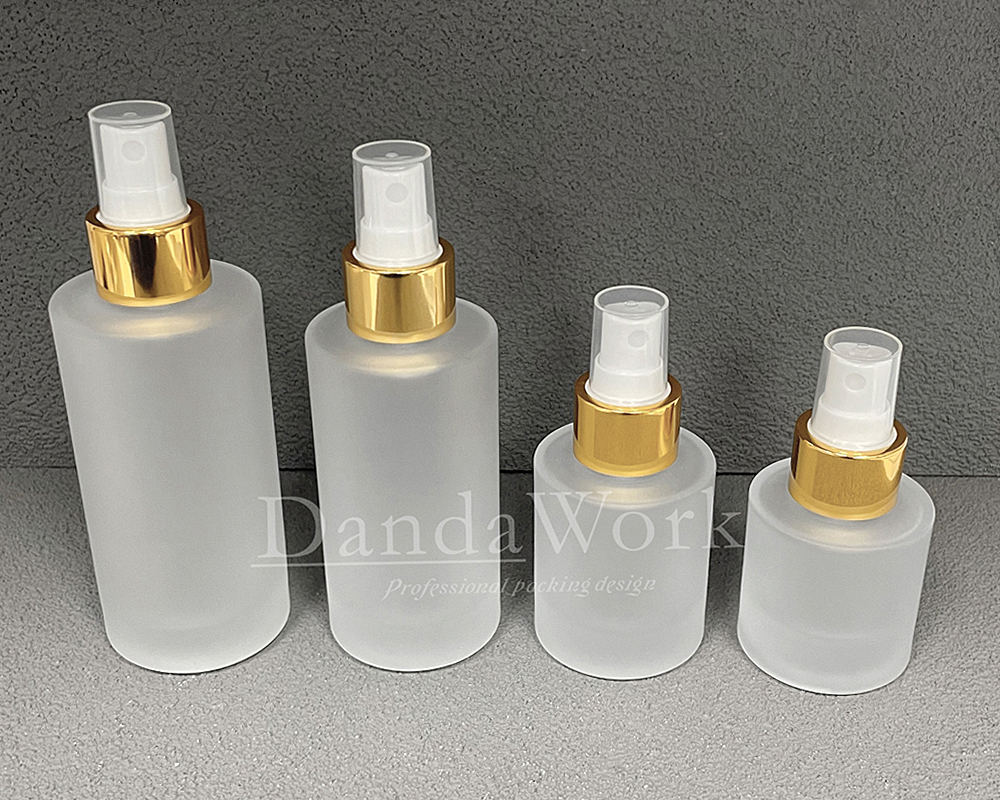L直角霧面系列 玻璃瓶 (配件可更換) 30_50_100_200ml_DI-24噴頭 (金) (2)