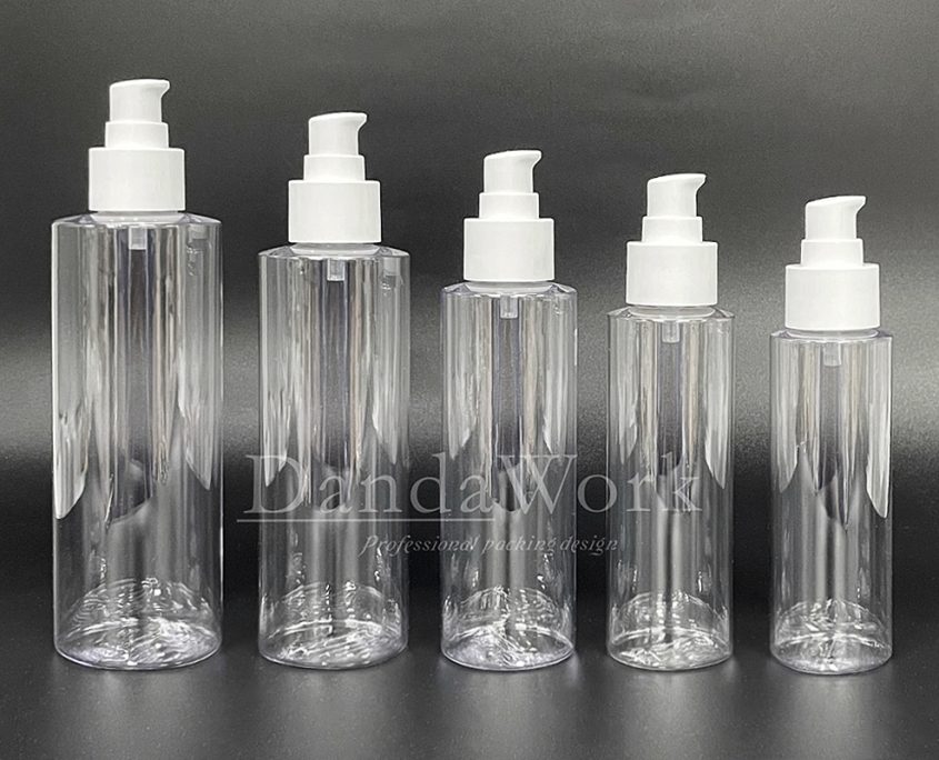 PTP透明塑膠水瓶 (配件可更換) 100_120_150_200_250ml_PM-C52 白色壓頭+霧面上蓋 (3)