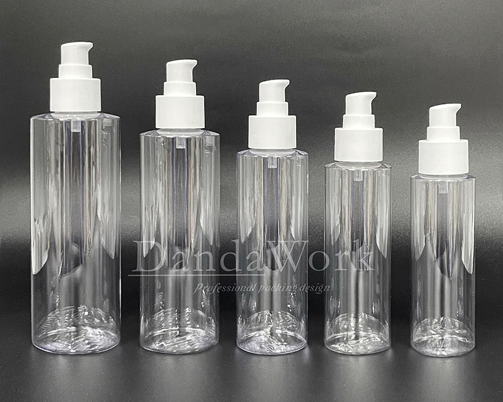 PTP透明塑膠水瓶 (配件可更換) 100_120_150_200_250ml_PM-C52 白色壓頭+霧面上蓋 (3)